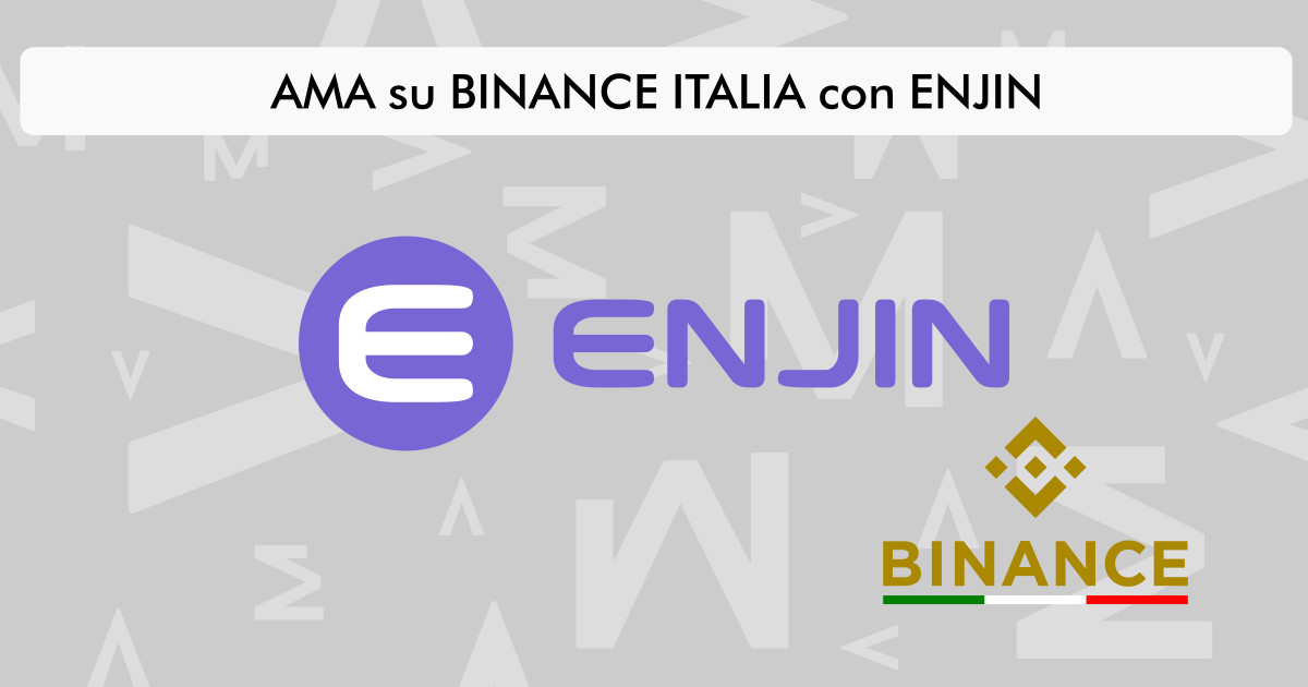 Enjin: tutto quello che dovresti sapere grazie all'AMA su Binance Italia