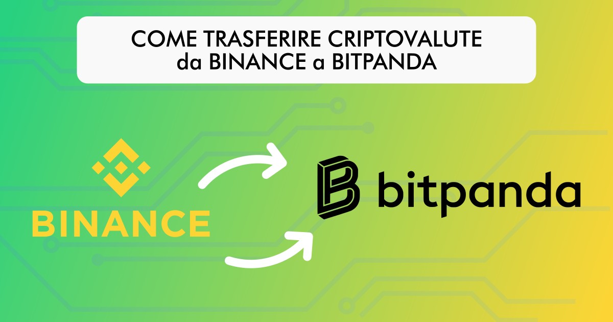 Come trasferire criptovalute da Binance a Bitpanda