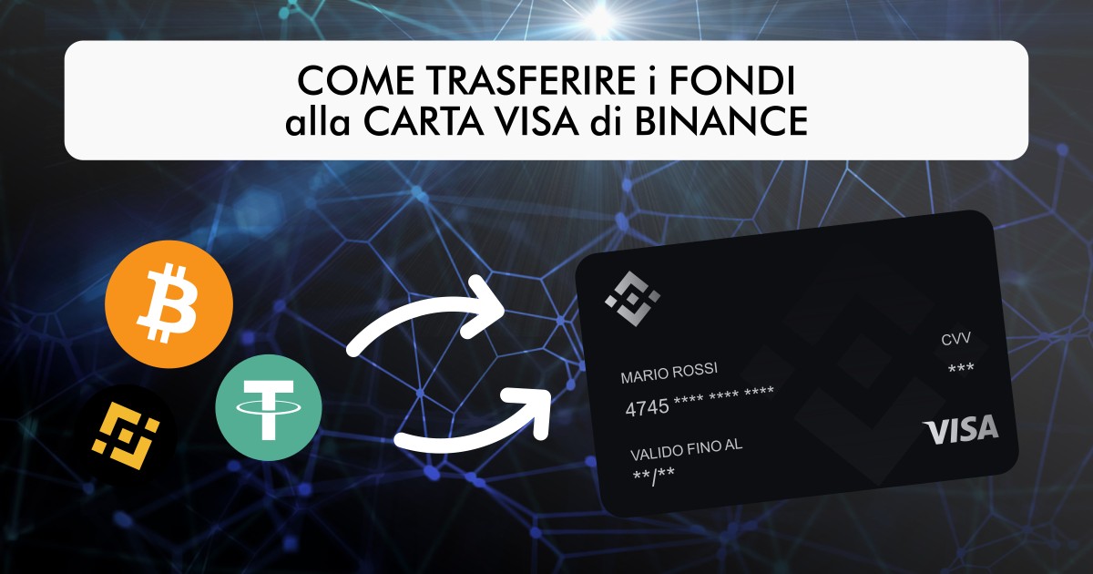 Come trasferire i fondi alla carta Binance