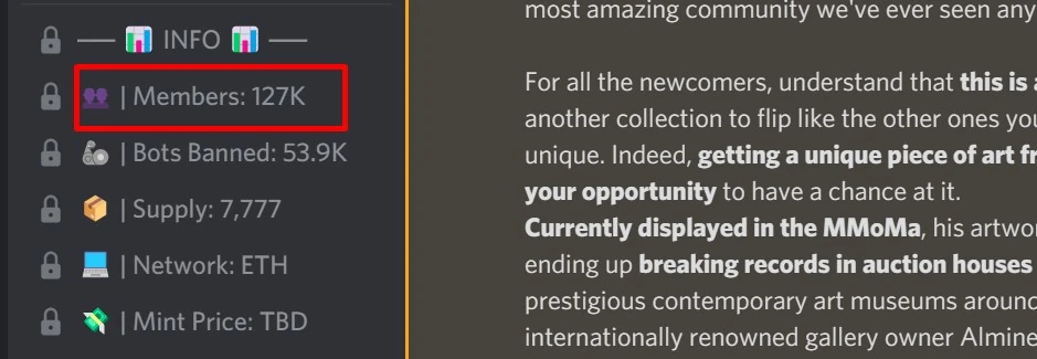 Esempio membri e bot bannati da server Discord Esempio membri e bot bannati da server Discord